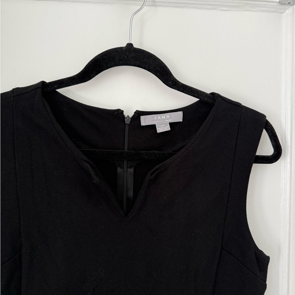 Chic Black Sleeveless Shift Dress - Small - Picture 2 of 3